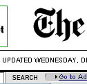 Detalj från New York Times webbplats