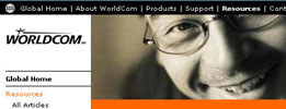 Från konkursade Worldcoms webbplats (Klicka för större bild) Från konkursade Worldcoms webbplats